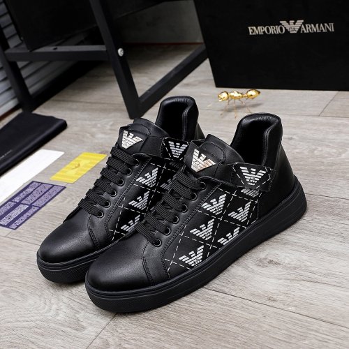 Armani Men Shoes Sneakers Fashion Design Luxury Brand Design