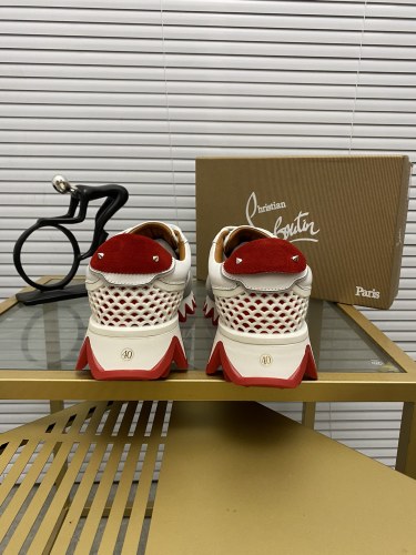 Christian Louboutin Mens Shoes Sneakers Luxury Brand Red Bottom Design Sports Footwears