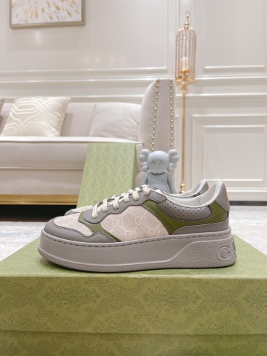 Gucci Womens Shoes Sneakers Luxury Brand Women's GG sneaker 700641 UPG90 1282 with Original Box