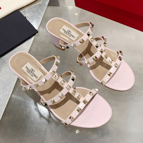Valentino Women Shoes Mule Flip Flop Sandals ROMAN STUD SLIDE SANDAL IN QUILTED NAPPA with Original Box Luxury Brand