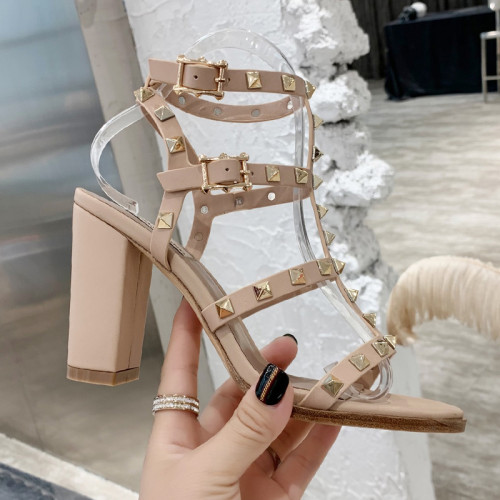 Valentino Women Shoes Mule Flip Flop Sandals ROMAN STUD SLIDE SANDAL IN QUILTED NAPPA with Original Box Luxury Brand