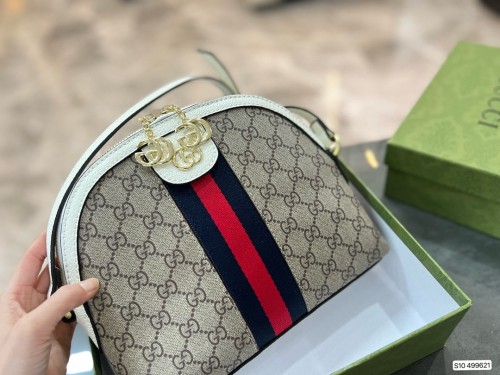 Gucci Womens Bags Luxury Brand GG Supreme Ophidia GG Shoulder Messenger Bag with Original Box 499621 K05NB 9794