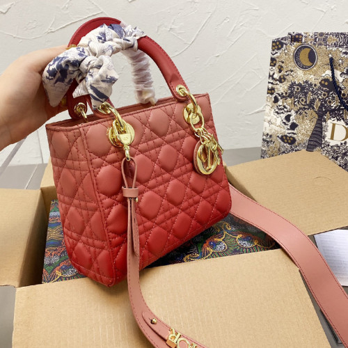 Dior Womens Bags Handbags Luxury Fashion LADY DIOR D-LITE BAG with Original Box