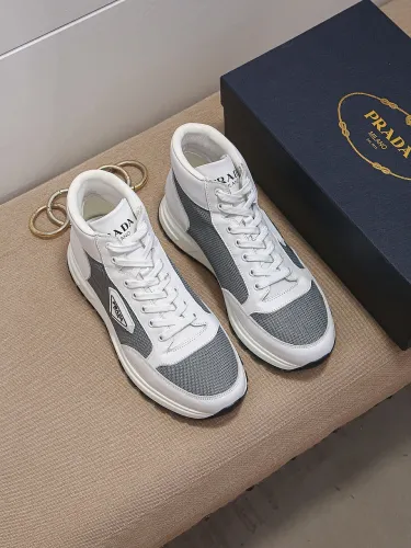Prada Mens Shoes Sneakers Casual Shoes for Men Luxury Brand Breathable Fashion Sneakers with Original Box