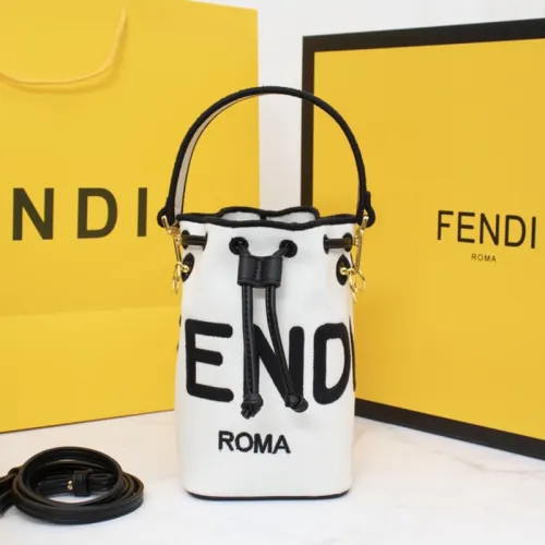 Fendi Womens Bag MON TRESOR Bucket Bag