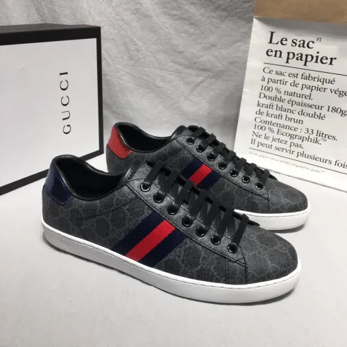 Gucci Mens Shoes Luxury Brand Men's Ace GG Supreme Sneaker 429445 96G50 1130 with Original Box
