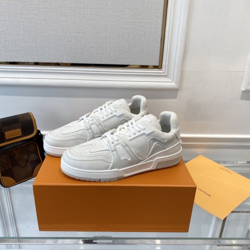 Louis Vuitton Men Shoes Fashion Sneakers Design Luxury Brand LV TRAINER SNEAKER with Original Box 1A9IPZ