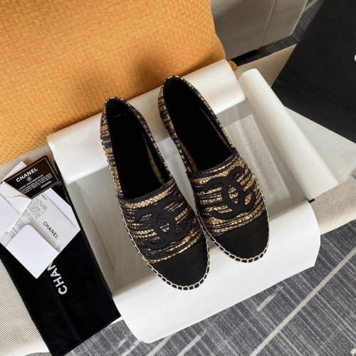 Chanel Women Shoes Fashion Espadrille Luxury Brand Casual Shoes for Women ESPADRILLE with Original Box Espadrilles