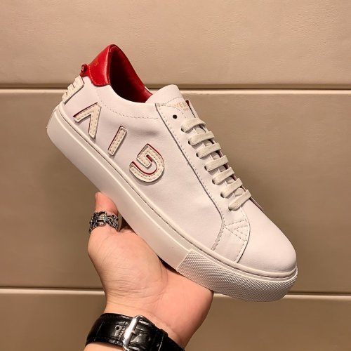 Givenchy Men Shoes Fashion Type Luxury Brand GIVENCHY SNEAKERS IN LEATHER WITH LATEX BAND with Original Box