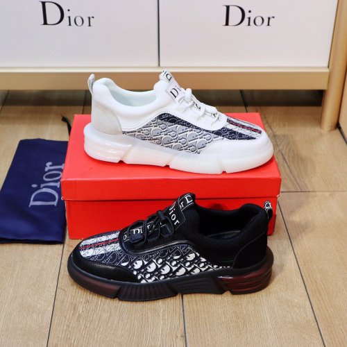 Dior Mens Shoes Sneakers Luxury Brand Breathable Design Casual Shoes for Men with Original Box