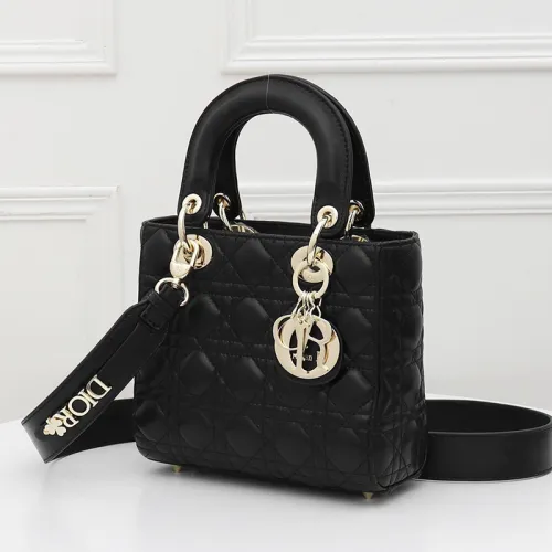 Dior Womens Bags Handbags Luxury Fashion LADY DIOR D-LITE BAG with Original Box