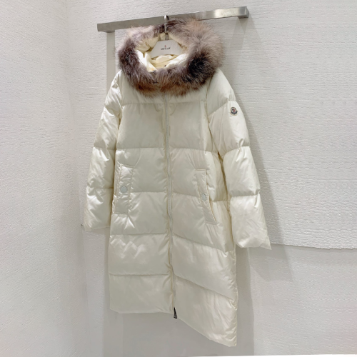 Moncler Design Womens Winter Windprood Marrionnier Down Jackets Keep Warm 90% White Duck Down Long Design