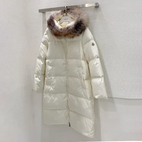 Moncler Design Womens Winter Windprood Marrionnier Down Jackets Keep Warm 90% White Duck Down Long Design