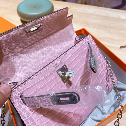 Hermes Womens Bags Handbags Luxury Brand Fashion Hermès Kelly Mini Kelly Second Generation Totes