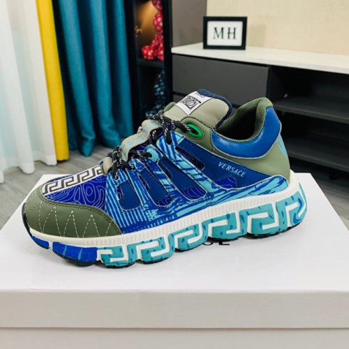 Versace Women Shoes Fashion Design Luxury Brand TRIGRECA SNEAKERS with Original Box