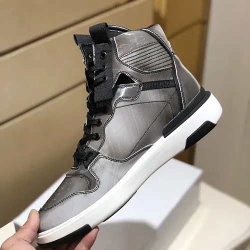 Givenchy Men Shoes Boots Fashion Sneakers Luxury Brand Wing Mid Three Tone Sneakers In Leather