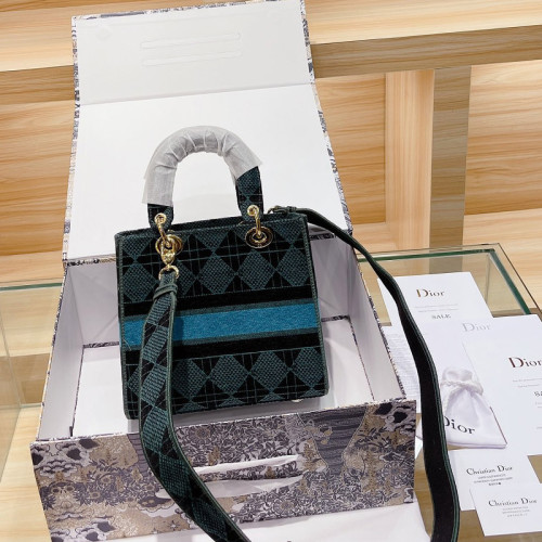 Dior Womens Bags Handbags Luxury Fashion MEDIUM LADY D-LITE BAG with Original Box