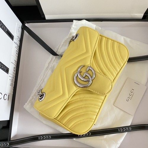 Gucci Womens Bags Shoulder Messenger Bag Luxury Brand Small GG Marmont bag with Original Box