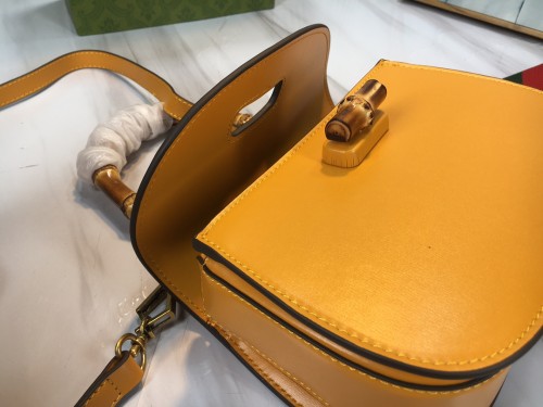 Gucci Womens Bags Handbags Shoulder Messenger Bags Luxury Brand Gucci Bamboo 1947 jumbo GG small top handle bag 675797 UKMDT 2570 with Original Box