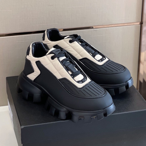 Prada Men Shoes Sneakers Luxury Brand Cloudbust Thunder Technical Fabric Sneakers with Original Box