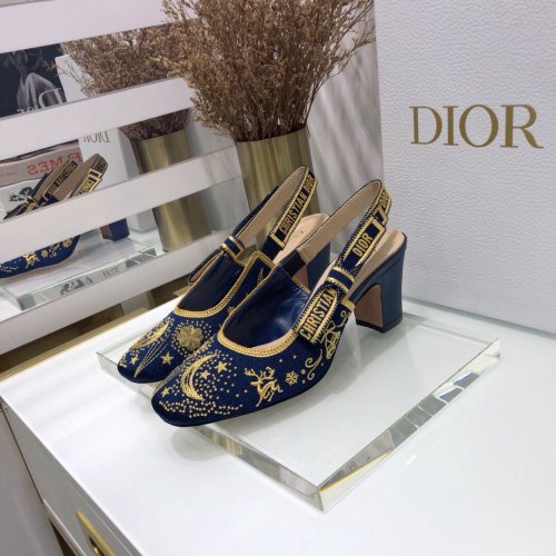 Dior Womens Shoes Slingback Pumps