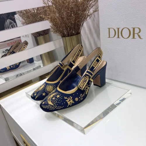 Dior Womens Shoes Slingback Pumps