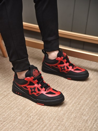 Louis Vuitton Men Shoes Fashion Sneakers Design Luxury Brand LV TRAINER SNEAKER with Original Box