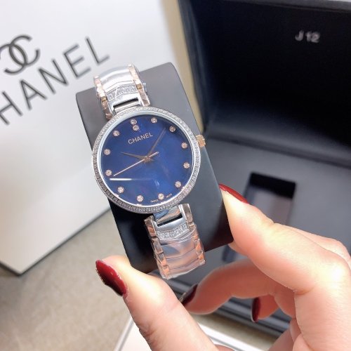 Chanel Watch Luxury Brand Design Fashion Type with Original Box