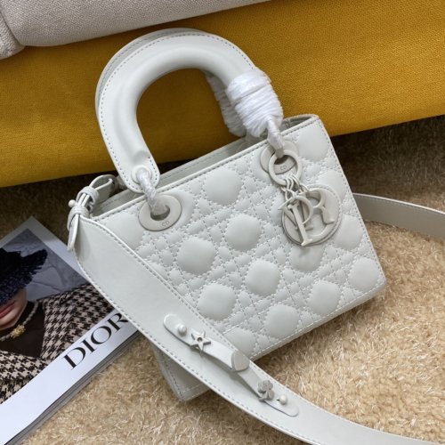 Dior Womens Bags Handbags Luxury Fashion LADY DIOR D-LITE BAG with Original Box
