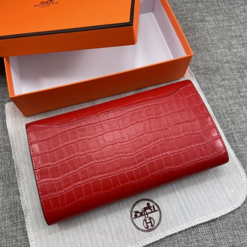 Hermes Womens Mens Wallets Purse Constance Clutch Leather Design Coin Bag with Original Box