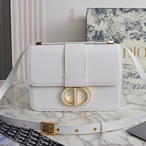 Dior Womens Bags Crossbody Bags Luxury Brand 30 MONTAIGNE BAG Latte Box Calfskin M9203UMOS_M941 with Original Box
