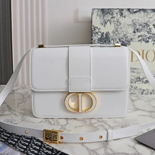 Dior Womens Bags Crossbody Bags Luxury Brand 30 MONTAIGNE BAG Latte Box Calfskin M9203UMOS_M941 with Original Box