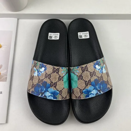 Gucci Mens Shoes Sandals Slides Slippers Luxury Brand Thick Sole Design with Original Box