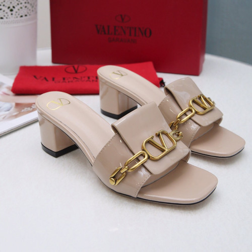 Valentino Womens Shoes Vlogo Sandals Mid Heels Mules 5.5cm