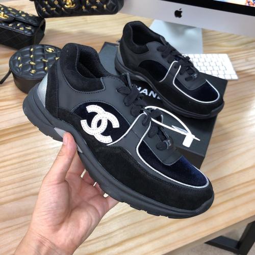Chanel Men Shoes Fashion Sneaker Luxury Brand Sports Design