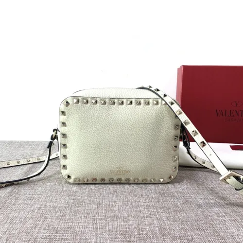 Valentino Womens Bags Camera Bag Luxury Fashion SMALL ROCKSTUD CALFSKIN CROSSBODY BAG VW2B0809VSFI16 with Original Box