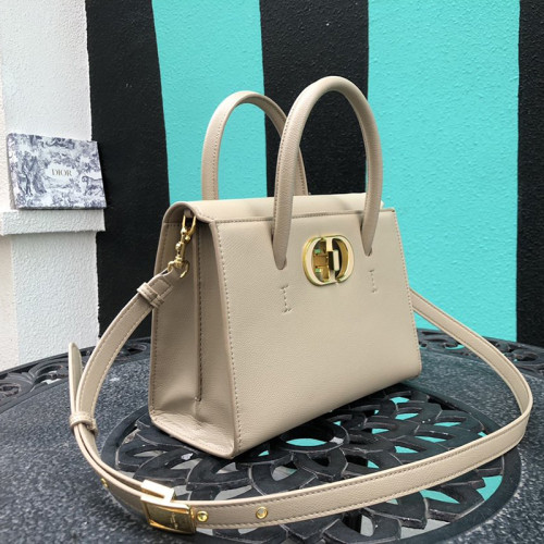 Dior Womens Bag Handbag MEDIUM ST HONORÉ TOTE Beige Grained Calfskin M9321UMBA_M925