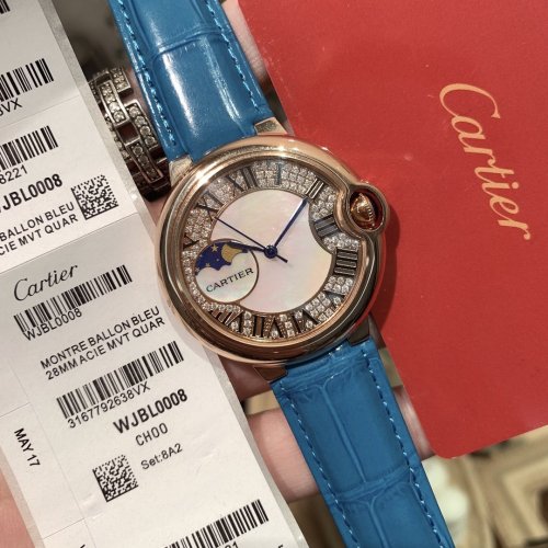 Cartier SA Watch Luxury Brand Design Fashion Type with Original Box