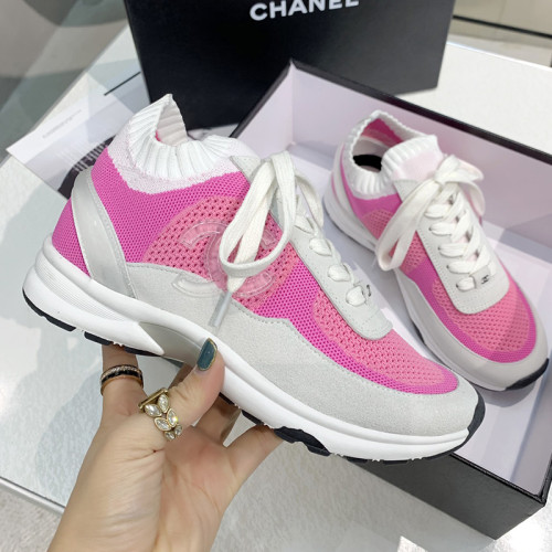 Chanel Mens Shoes Sneakers Luxury Brand Sports Shoes Breathable Design with Original Box