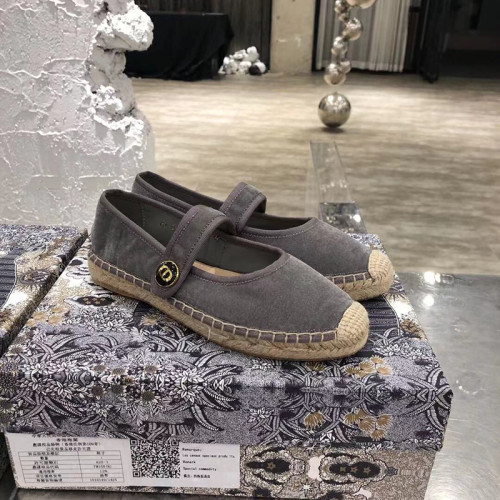 Dior Womens Shoes DIOR CARO ESPADRILLE BALLERINA FLAT