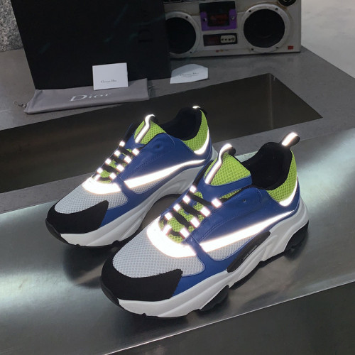 Dior Mens Shoes Sneakers Luxury Brand Breathable Design B22 SNEAKER with Original Box