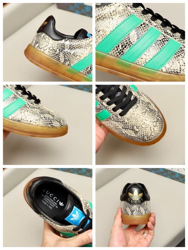 Gucci Adidas Gazelle Mens Shoes Sneakers Luxury Brand Men's GG sneaker with Original Box