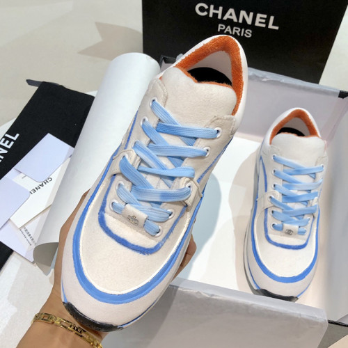 Chanel Mens Shoes Sneakers Luxury Brand Sports Shoes Breathable Design with Original Box