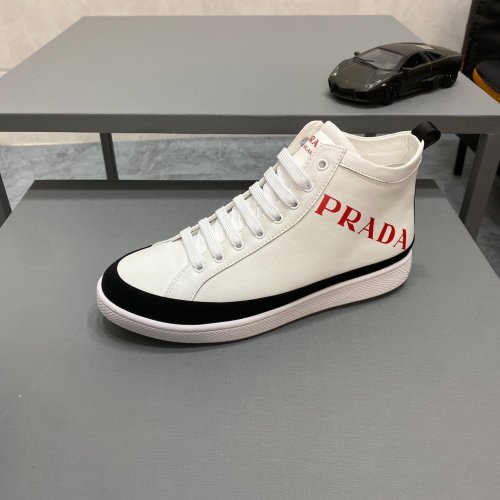Prada Mens Shoes Sneakers Casual Shoes for Men Luxury Brand Breathable Fashion Sneakers with Original Box