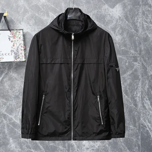 Prada Design Fashion Mens Jackets Thin Design Luxury Brand