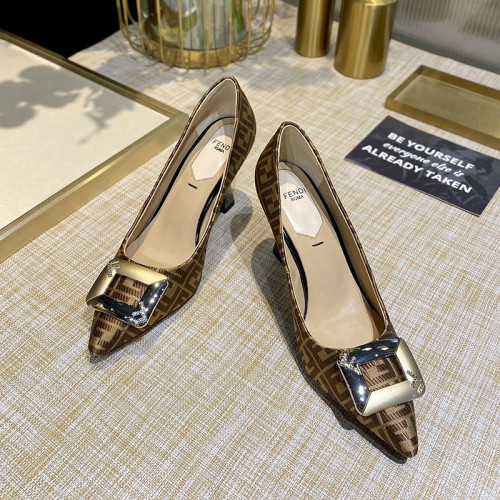 Fendi Womens Shoes Luxury Pumps High Heels 9cm