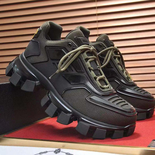 Prada Men Shoes Sneakers Luxury Brabd Cloudbust Thunder Technical Fabric Sneakers with Original Box