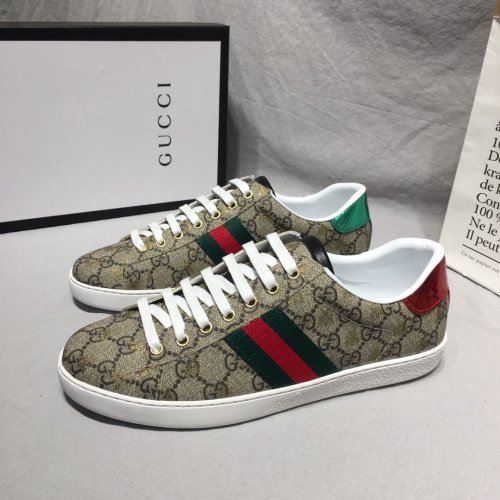 Gucci Womens Shoes Luxury Brand Women's Ace GG Supreme Sneaker with Original Box
