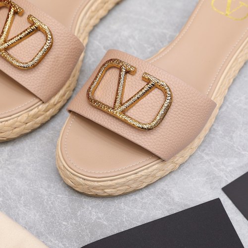 Valentino Womens Shoes Flat Mule Sandals Luxury Brand Design with Original Box