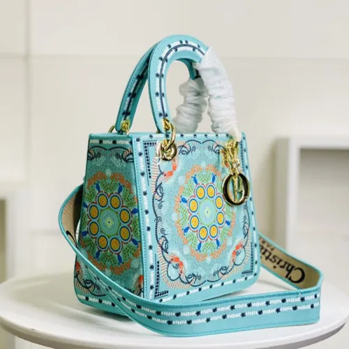 Dior Womens Bags Handbags Luxury Fashion MEDIUM LADY D-LITE BAG with Original Box